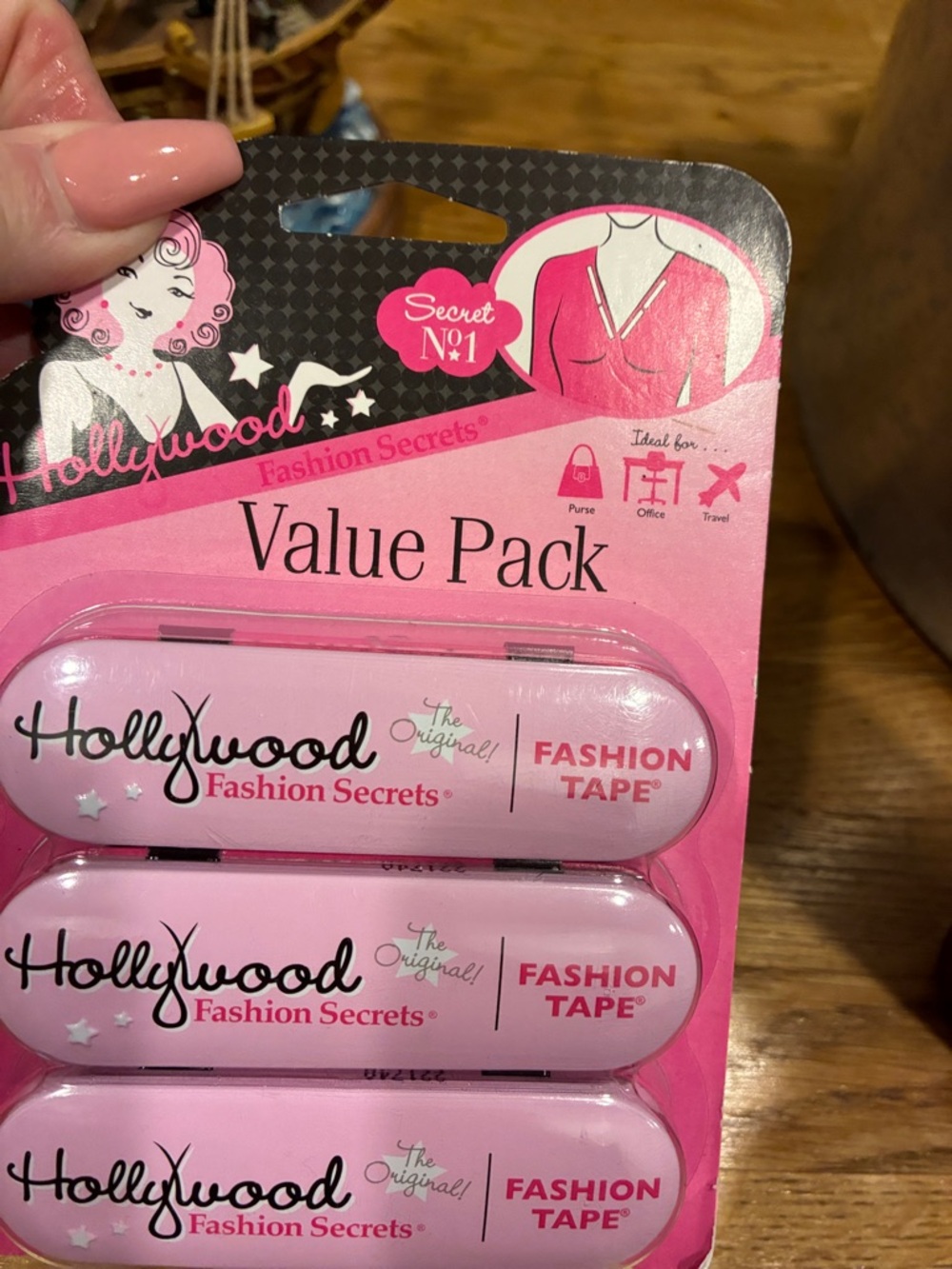 Hollywood Fashion Secrets Pink Fashion Tape Value Pack
